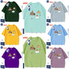 Cute Cartoon Doggie Maltese Puppy Style T-Shirt Series | Maltese Hot Spring with Capybara Part2 - Kawaii Fashion Items for Child & Adult