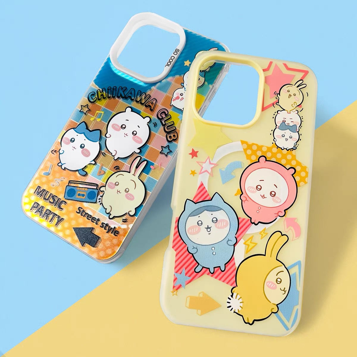Japanese Cartoon ChiiKawa Club Music Party | Laser Case & Matt Jelly Case - Phone Case Samsung Galaxy S26 S25 S24 S23 S22 S21 FE Ultra Edge