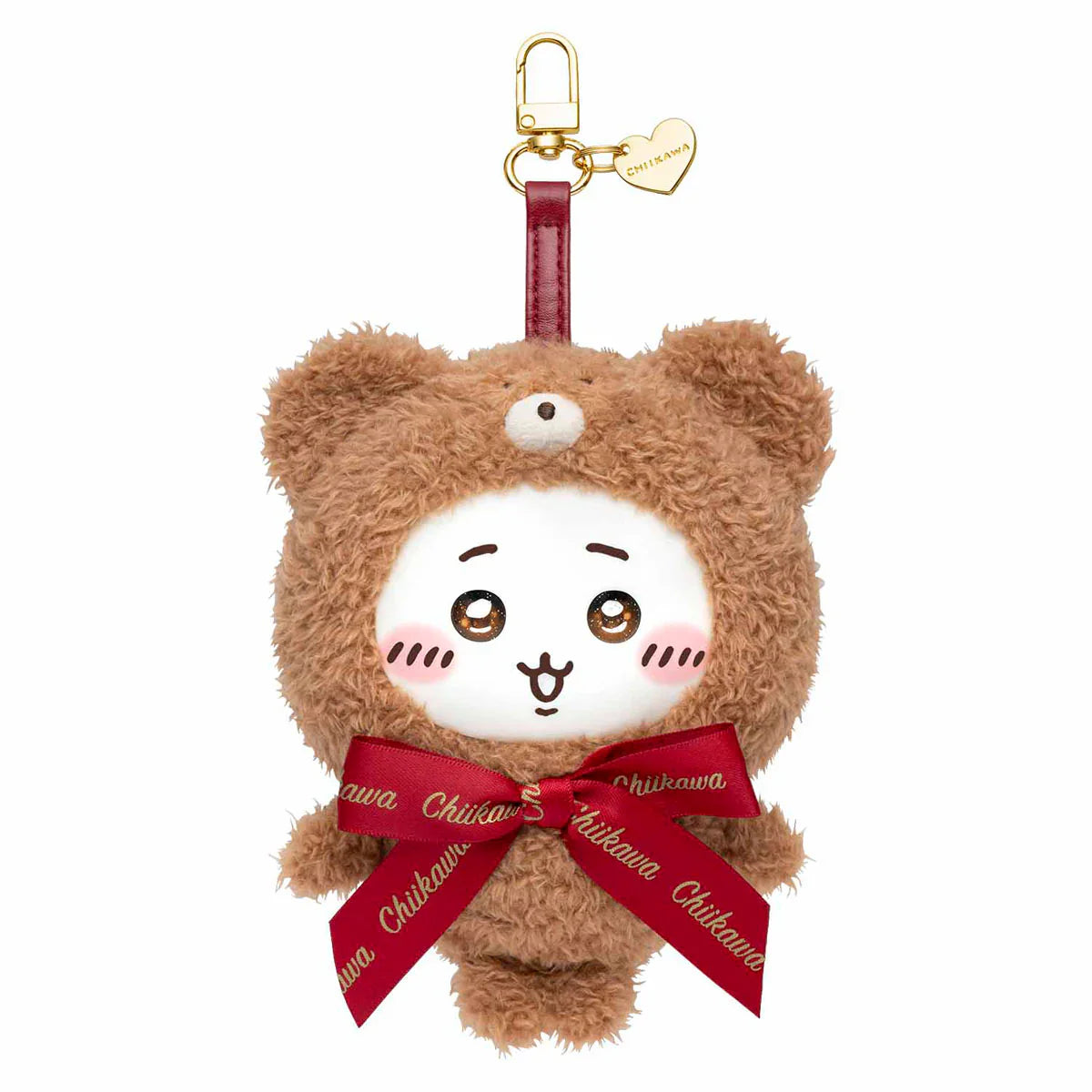 Japan ChiiKawa Kiramekko Teddy Bear Series | ChiiKawa Hachiware Usagi Momonga Kurimanju Rakko Cute Plush Doll with Plastic Face Keychain - Kawaii items Room Decoration Doll