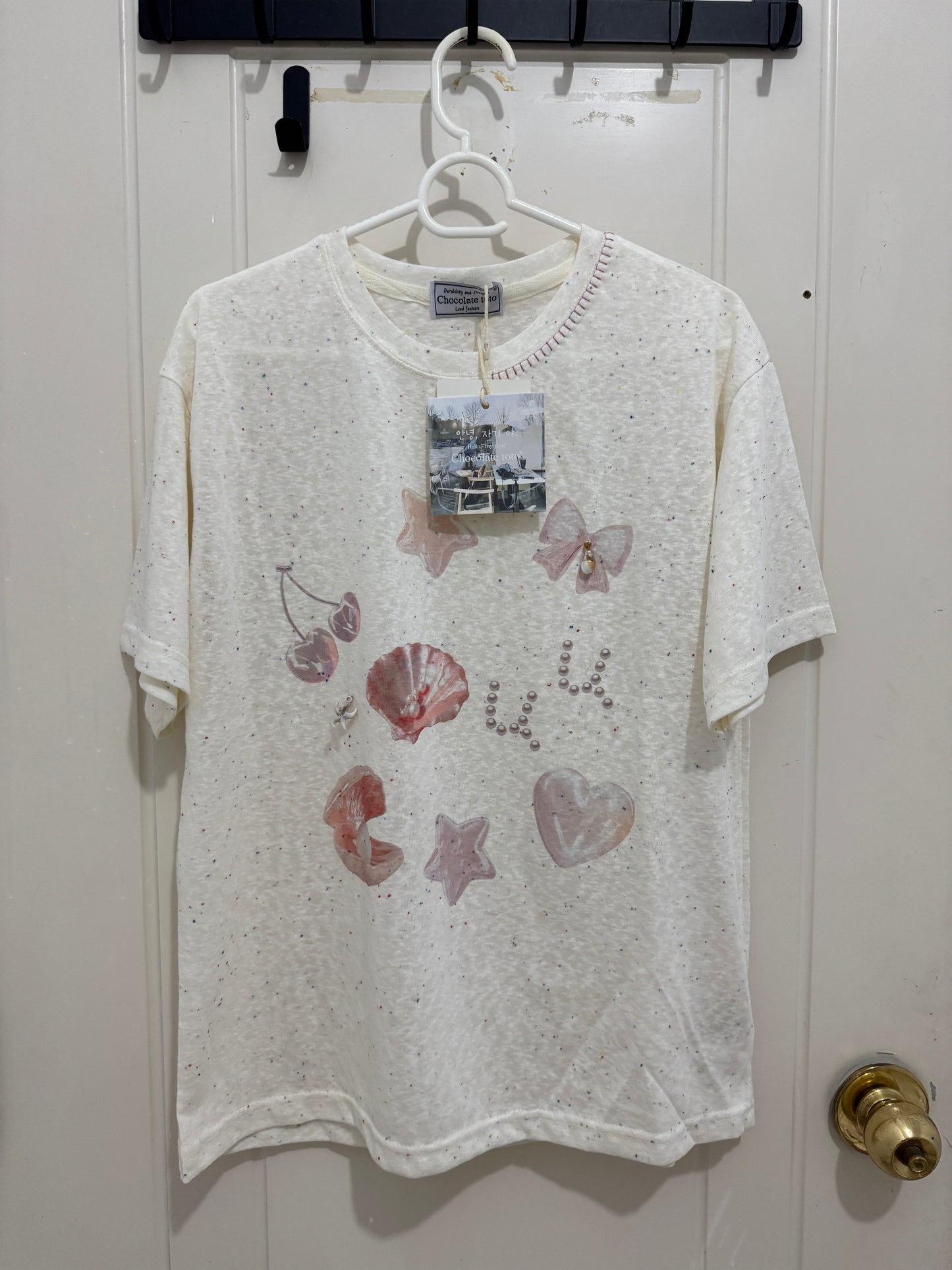 Korean Fashion Ocean Style T-Shirt Series | Ocean Shell  - Kawaii Fashion Items