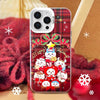 Japanese Cartoon ChiiKawa Merry Xmas Laser Case | Christmas Tree Group - iPhone Case 11 12 13 14 15 16 16e 17 17e Pro Promax