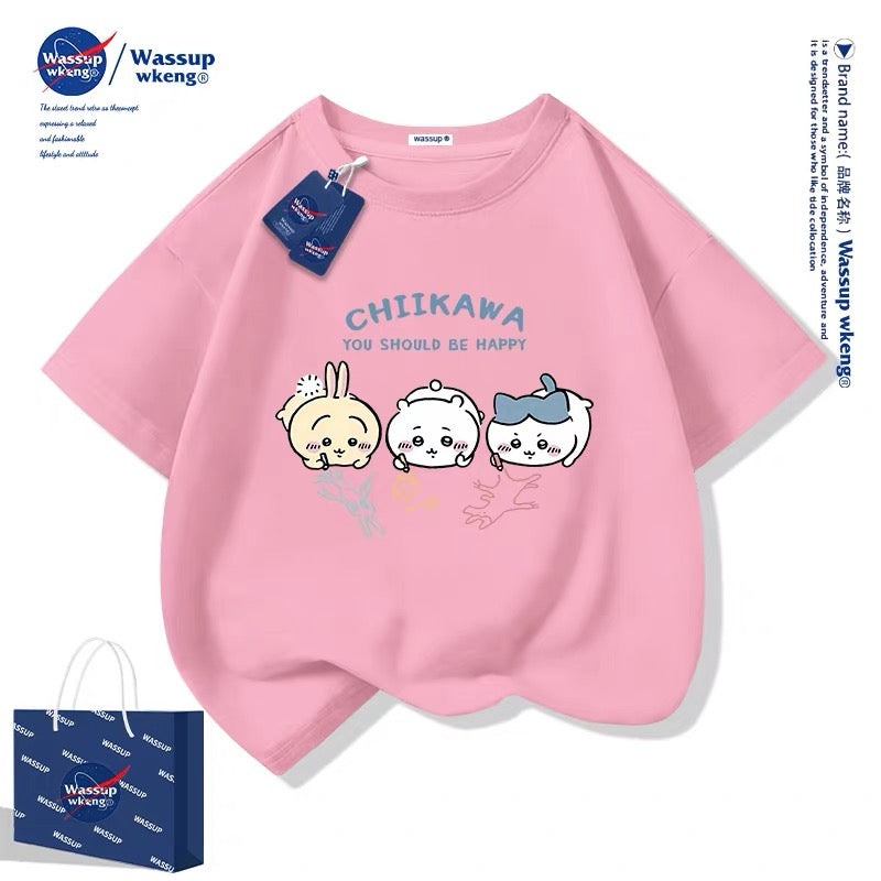 Japanese Cartoon ChiiKawa Casual Style T-Shirt Series | Chiikawa Hachiware Usagi Drawing Part 1 - Kawaii Fashion Items