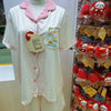ChiiKawa X Miniso Fruit Market Series Pop Store Limited | Pajamas Set Pink Dot - Kawaii Items Room Decoration doll