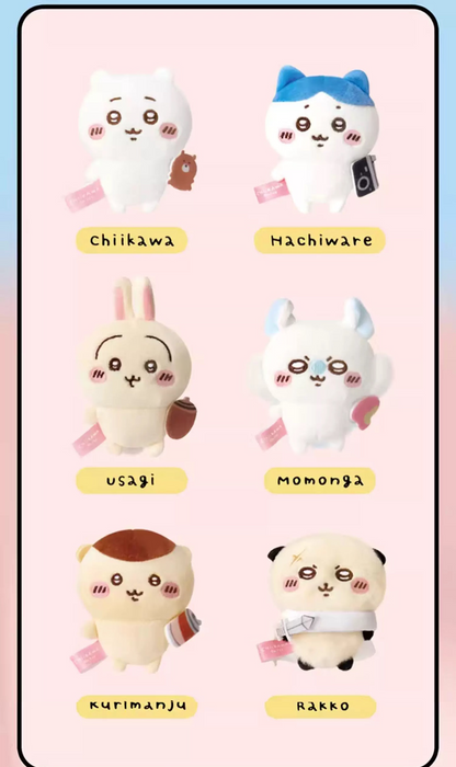 ChiiKawa X Miniso Mini Guardian Series | ChiiKawa Hachiware Usagi Momonga Kurimanju Rakko - Plush Doll Refrigerator Magnet Kawaii Items Room Decoration Doll  WinnieTheBirds Toy Shop