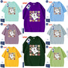 Cute Cartoon Doggie Maltese Puppy Style T-Shirt Series | Rich & Health Part2 - Kawaii Fashion Items for Child & Adult