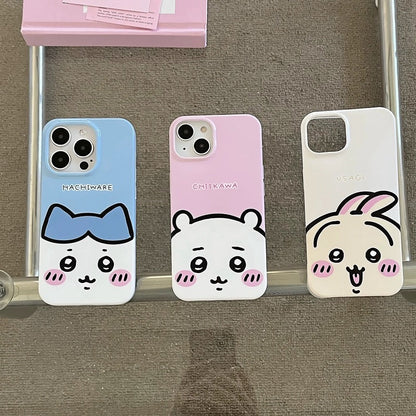 Japanese Cartoon ChiiKawa Hachiware Usagi iPhone Case 11 12 13 14 15 Pro Promax WinnieTheBirds Toy Shop