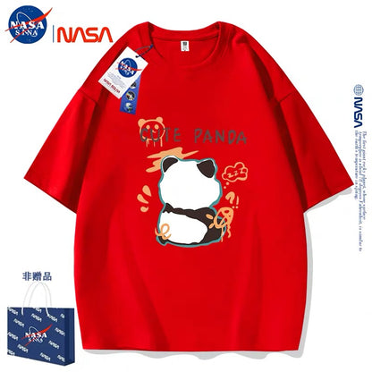 Cute Animals Panda Style T-Shirt Series | Back of Cute Panda Part1 - Kawaii Fashion Items for Child & Adult Matching outfits for Parents and Children