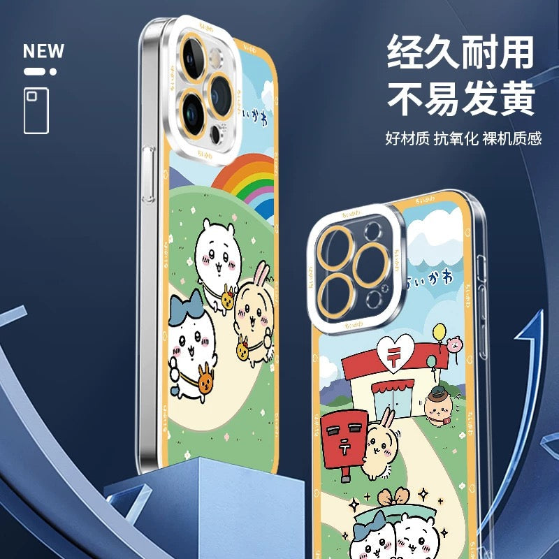 Japanese Cartoon Chiikawa | Usagi & Summer Times 8 Styles - iPhone Case PLUS SE2 XS XR X 11 12 13 14 15 16 16e 17 17e Pro Promax 12mini 13mini