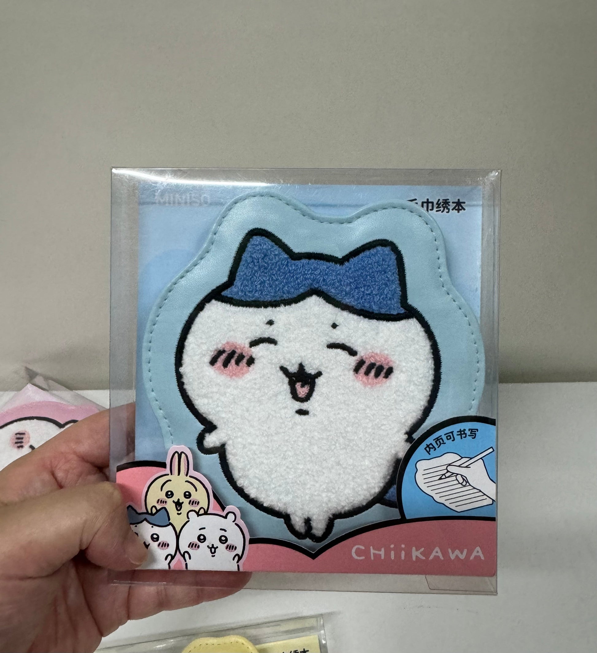 ChiiKawa X Miniso | ChiiKawa Hachiware Usagi Embroidery Notebook - Kawaii items Room Decoration  WinnieTheBirds Toy Shop
