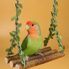 15x21cm Forest Style New Design Big Swings Natural Tree Branch Parrot Bird Toys Organic Bird Cages Accessories Lovebird Budgie Pacific Parrotlet