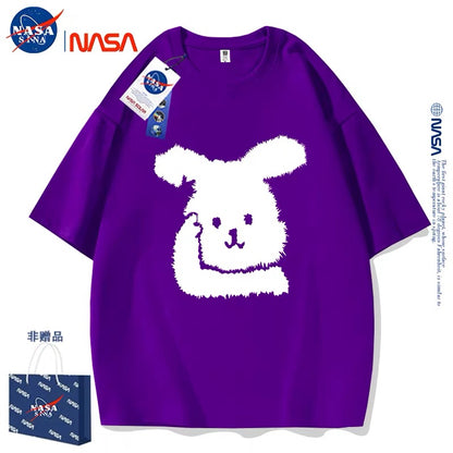 Cute Animals Rabbit Style T-Shirt Series | Rabbit Hi Part2 - Kawaii Fashion Items for Child & Adult