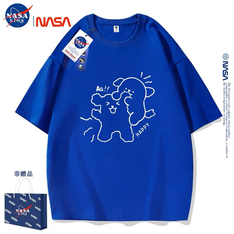 Cute Cartoon Doggie Maltese Puppy Style T-Shirt Series | Sweet Couple Part1 - Kawaii Fashion Items for Child & Adult Matching outfits for Parents and Children