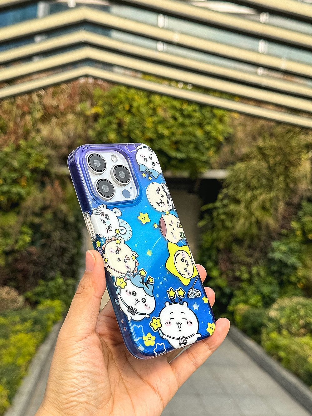Japanese Cartoon ChiiKawa Shooting Star iPhone Case 13 14 15 Pro Promax