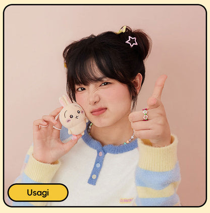 ChiiKawa X Miniso | ChiiKawa Hachiware Usagi Momonga Mini Plush Doll Keychain - Kawaii items Room Decoration doll  WinnieTheBirds Toy Shop