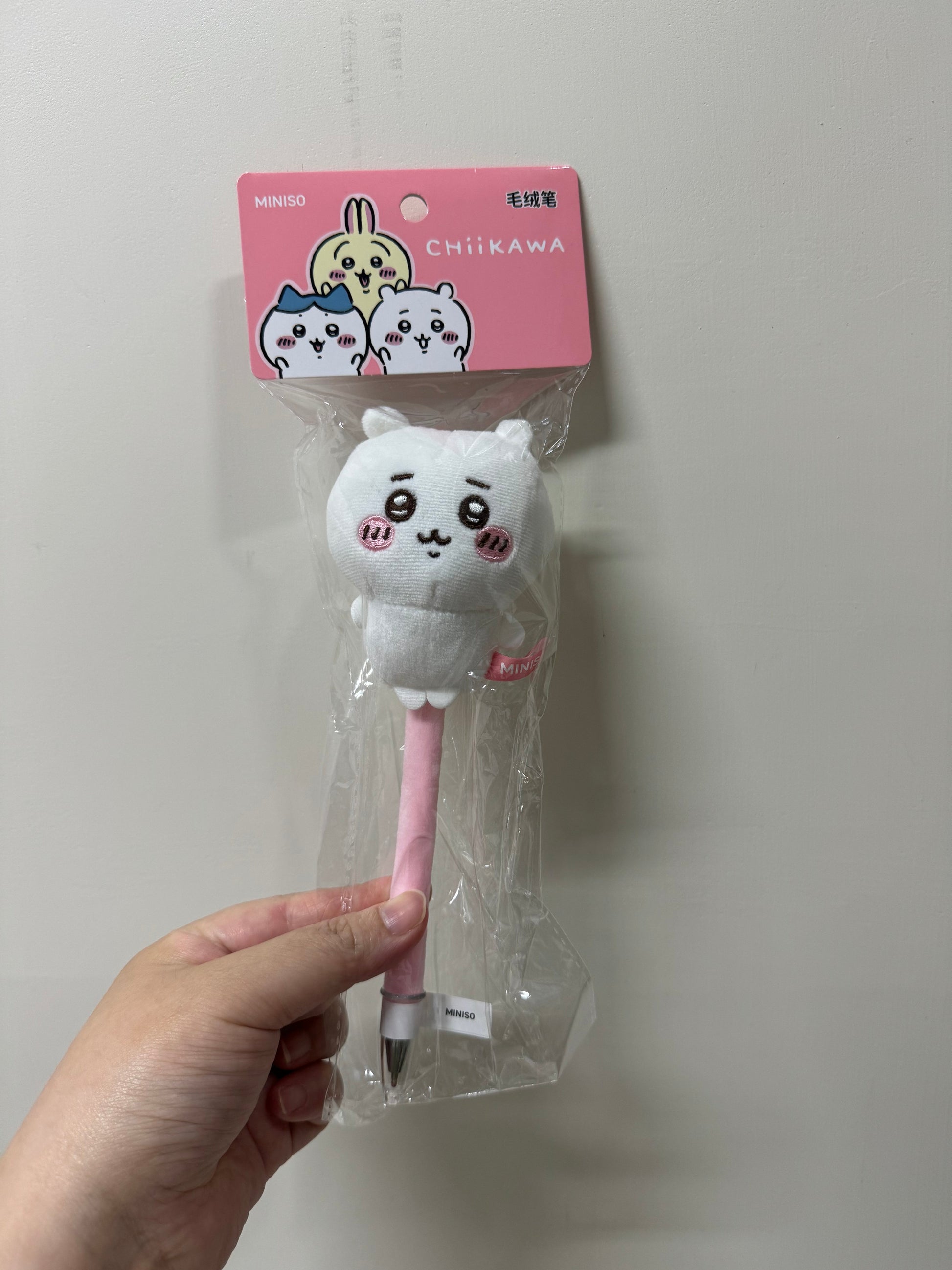 ChiiKawa X Miniso | ChiiKawa Hachiware Usagi Plush Pen - Kawaii items Room Decoration  WinnieTheBirds Toy Shop