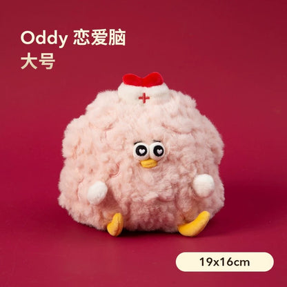 Lovely Seagull Fat Oddy Plush Doll | Valentine Series Oddy - Couple Gift Animal Mini Plush Doll