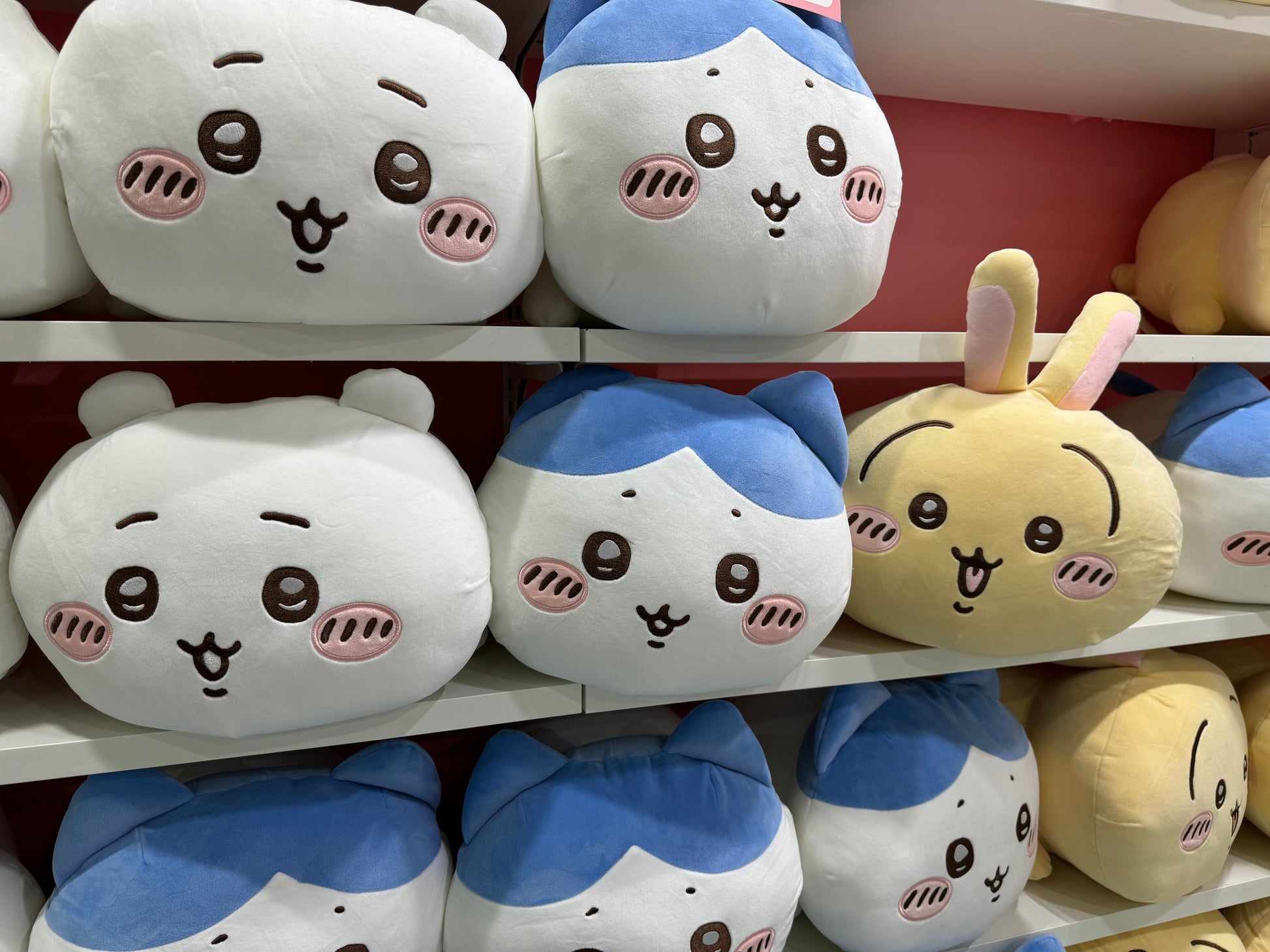 ChiiKawa X Miniso | ChiiKawa Hachiware Usagi Giant Laying Down Doll - Kawaii Doll Plush Cute Doll Decoration  WinnieTheBirds Toy Shop