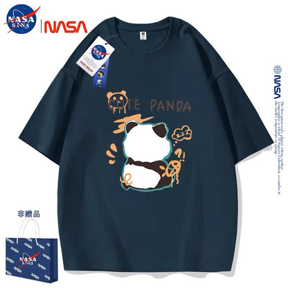 Cute Animals Panda Style T-Shirt Series | Back of Cute Panda Part1 - Kawaii Fashion Items for Child & Adult Matching outfits for Parents and Children