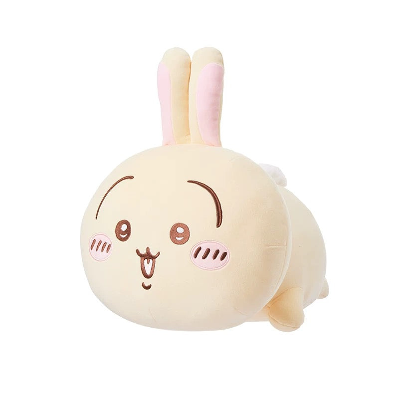ChiiKawa X Miniso | ChiiKawa Hachiware Usagi Giant Laying Down Doll - Kawaii Doll Plush Cute Doll Decoration  WinnieTheBirds Toy Shop