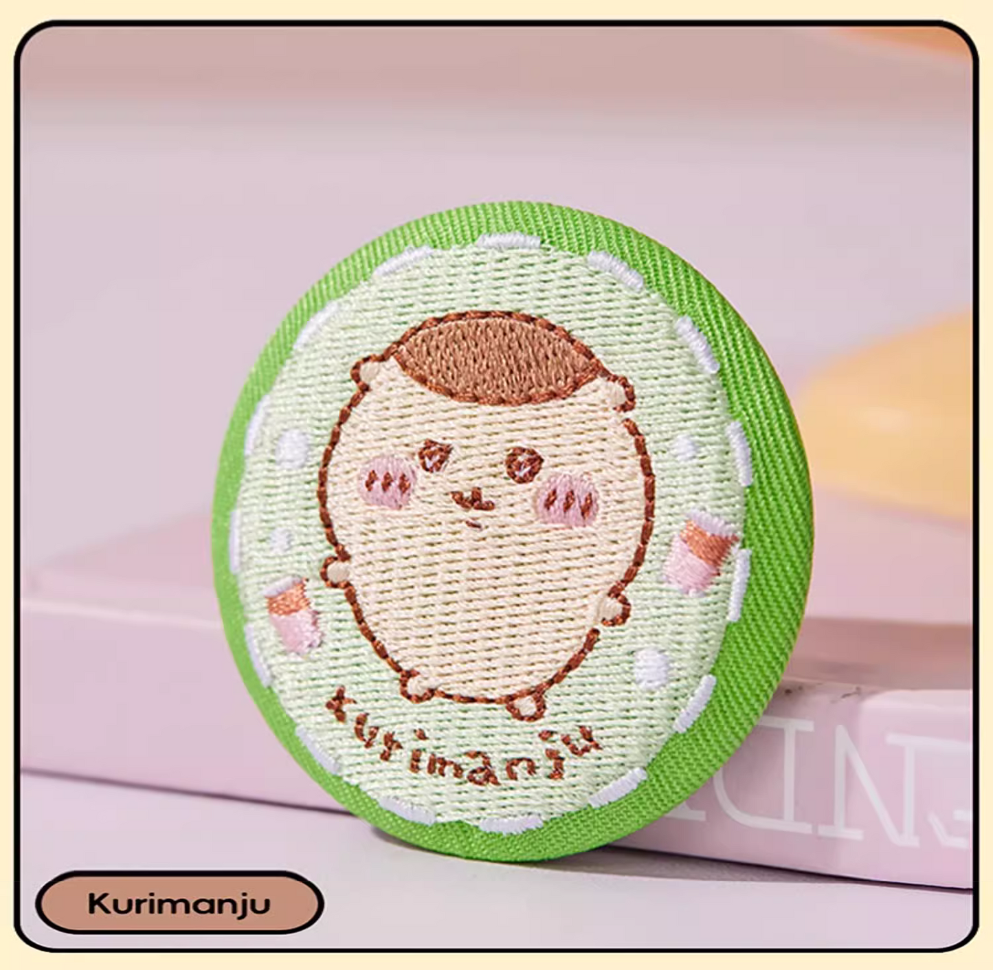 ChiiKawa X Miniso | ChiiKawa Hachiware Usagi Momonga Kurimanju Anoko Embroidery Cute Badge - Kawaii Items Room Decoration  WinnieTheBirds Toy Shop