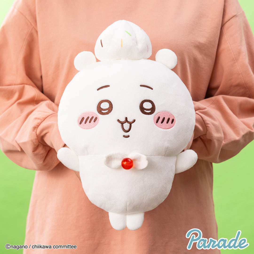 Japan ChiiKawa ChiiKawa & Hachiware Birthday 2025 Series | ChiiKawa Hachiware Usagi Birthday Cake Cream and Lighter Big 30cm Plush Doll  Kawaii items Room Decoration doll WinnieTheBirds Toy Shop