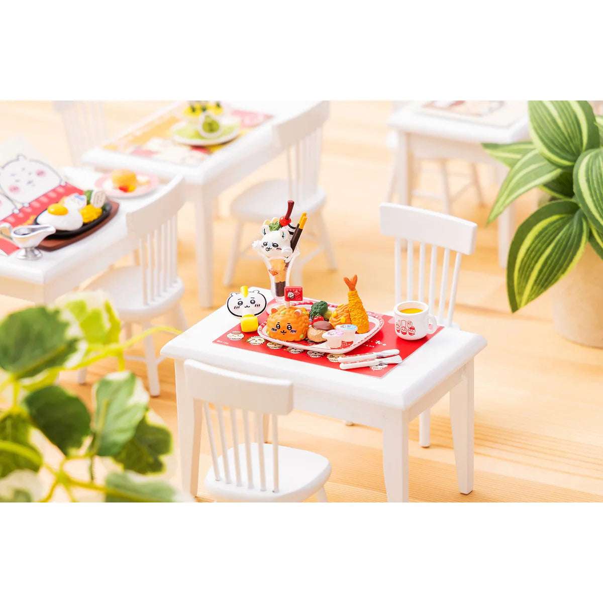Japan Chiikawa Miniature Serise | Chiikawa Restaurant Mini Figure Collection (8 types) 8Pack BOX - Kawaii Miniature World Doll Room