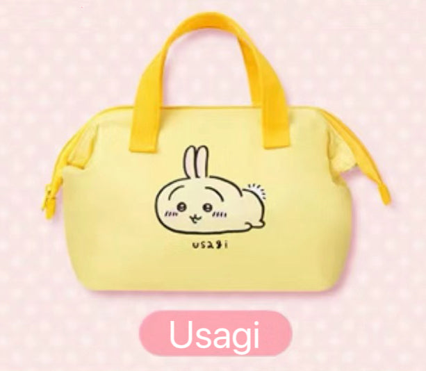 ChiiKawa X Miniso | ChiiKawa Hachiware Usagi Lunch Bag - Kawaii items Room Decoration  WinnieTheBirds Toy Shop