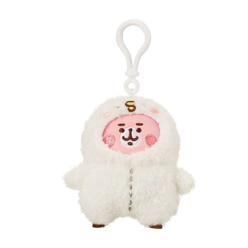 Kanahei X Miniso | Cosplay version Usagi Piske Pink Rabbit White Chicken - 10cm Plush Doll Kawaii items Room Decoration Doll KawaiiGiftLand