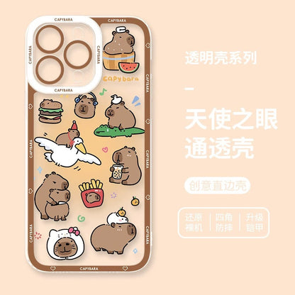 Cute Animal Capybara | Part1 8 Styles - iPhone Case PLUS SE2 XS XR X 11 12 13 14 15 16 16e 17 17e Pro Promax 12mini 13mini