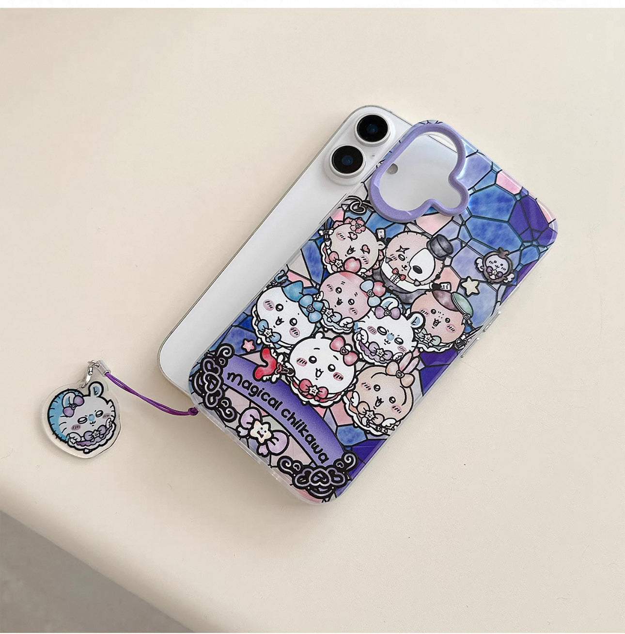 Japanese Cartoon Chiikawa Group | Magic Girl & Party Group - iPhone Case 7 8 PLUS SE2 XS XR X 11 12 13 14 15 16 16e Pro Promax 12mini 13mini WinnieTheBirds Toy Shop
