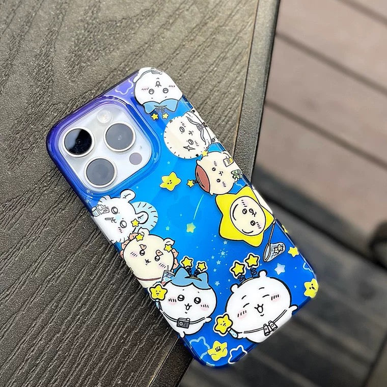 Japanese Cartoon ChiiKawa Shooting Star iPhone Case 13 14 15 Pro Promax WinnieTheBirds Toy Shop