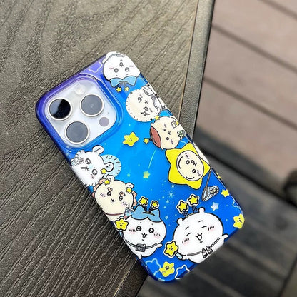 Japanese Cartoon ChiiKawa Shooting Star iPhone Case 13 14 15 Pro Promax WinnieTheBirds Toy Shop
