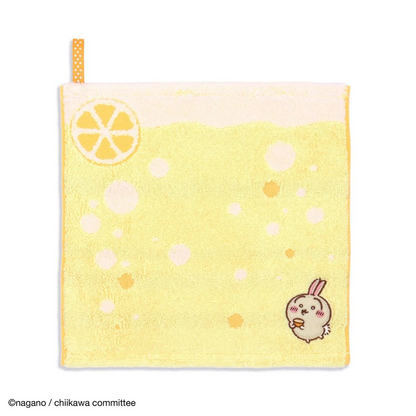 Japan ChiiKawa Eating Lemon Series | ChiiKawa Hachiware Usagi Eating Lemon Series Handkerchief - Kawaii cute Item WinnieTheBirds Toy Shop