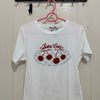 Korean Fashion Cute Fruits Style T-Shirt Series | Korea Girl Style Slim Cut Embroidery Cherry - Kawaii Fashion Items