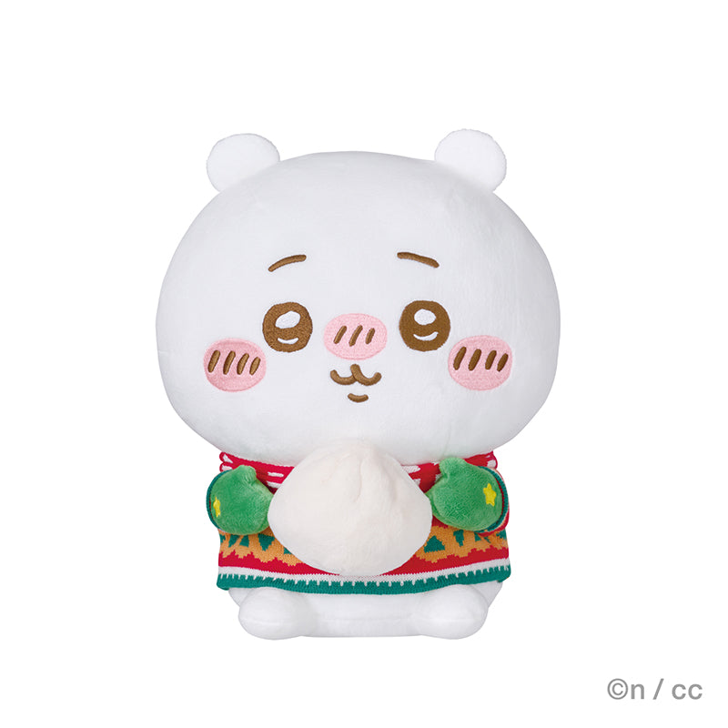 Japan ChiiKawa Christmas X Convenience Store Lottery | Prize A B C D E - ChiiKawa Hachiware Usagi Momonga Kurimanju Giant Plush Doll Cushion Keychain Plate Candle Crystal Ball Kawaii items Room Decoration WinnieTheBirds Toy Shop