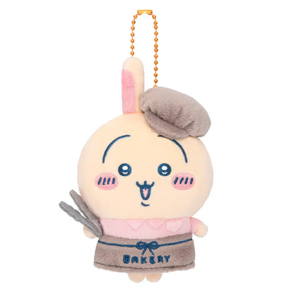 Japan ChiiKawa Bakery Staff Series | ChiiKawa Hachiware Usagi Bakery Staff Plush Doll Keychain Kawaii items Room Decoration doll - WinnieTheBirds Toy Shop