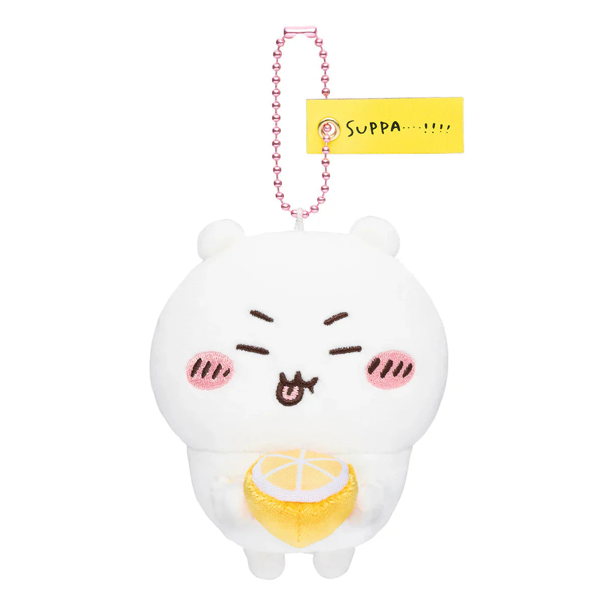 Japan ChiiKawa | ChiiKawa Hachiware Usagi Eating Lemon Plush Doll Keychain Kawaii items Room Decoration doll WinnieTheBirds Toy Shop