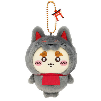 Japan ChiiKawa Kyoto Limired Japanese Folklore Kitsune | Momonga Kurimanju Rakko Shisa Crab Keychain Doll Kawaii items Room Decoration WinnieTheBirds Toy Shop
