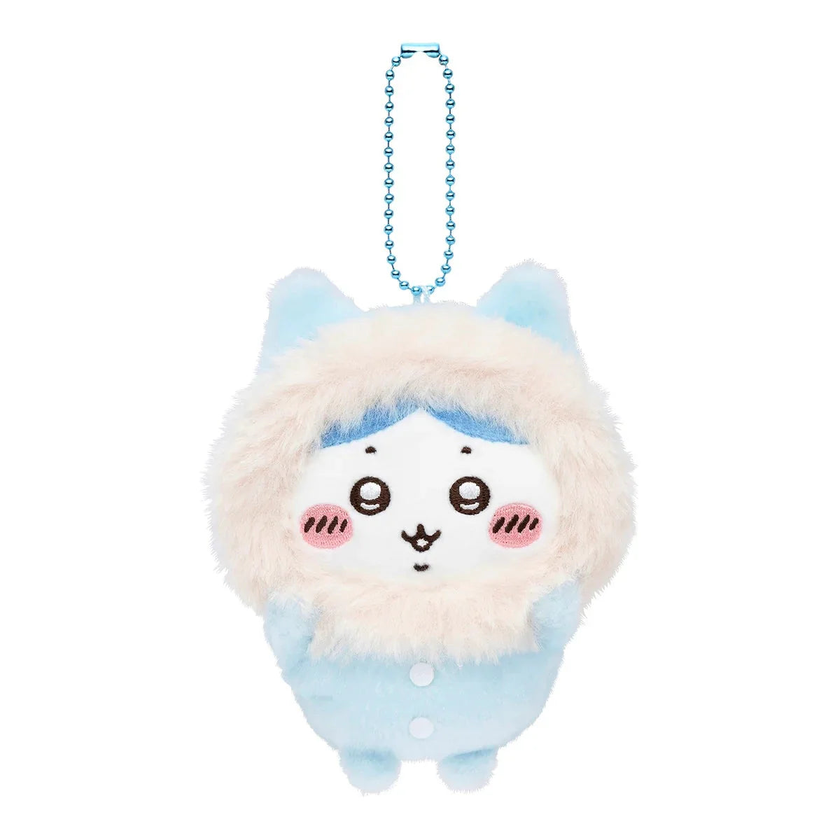 Japan ChiiKawa | ChiiKawa Hachiware Usagi Winter Furry Coat Plush Doll Keychain Kawaii items Room Decoration doll WinnieTheBirds Toy Shop
