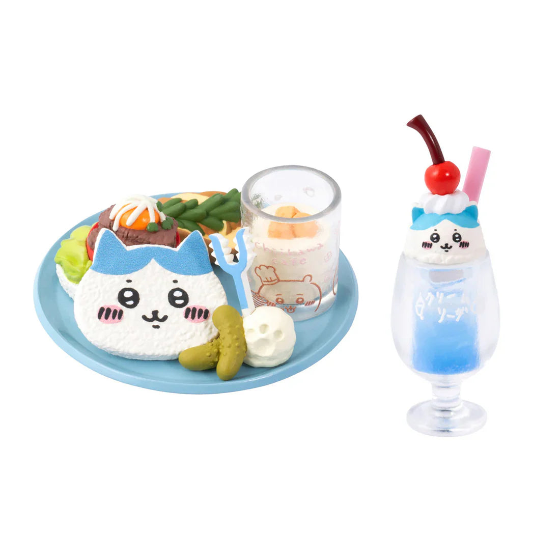 Japan Chiikawa Miniature Serise | Chiikawa Cafe Mini Figure Collection (8 types) 8Pack BOX - Kawaii Miniature World Doll Room - WinnieTheBirds Toy Shop