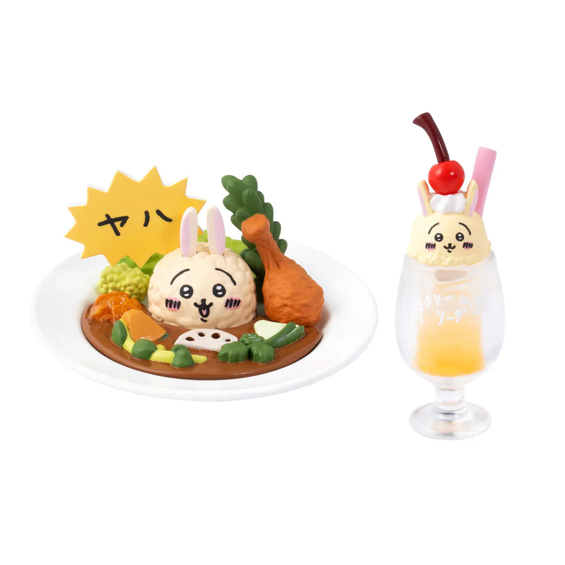 Japan Chiikawa Miniature Serise | Chiikawa Cafe Mini Figure Collection (8 types) 8Pack BOX - Kawaii Miniature World Doll Room - WinnieTheBirds Toy Shop