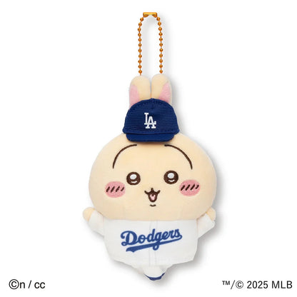 Japan ChiiKawa MLB Tokyo Series | ChiiKawa Hachiware Usagi Dodgers Basketball Team Clothes Plush Doll Keychain Kawaii items Room Decoration doll WinnieTheBirds Toy Shop