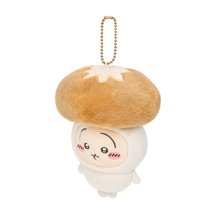 [Pre-Order] Japan ChiiKawa Autumn 2025 Series | ChiiKawa Hachiware Usagi in Mushroom Costume - Plush Doll Keychain Kawaii items Room Decoration doll WinnieTheBirds Toy Shop