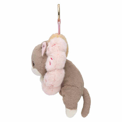 Japan Mofusand Doughnut Series | Mofusand Cat in Doughnut Cute Plush Doll Keychain - Kawaii items Room Decoration Doll