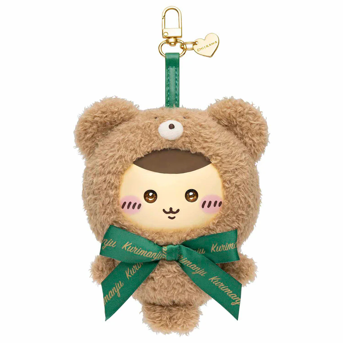 Japan ChiiKawa Kiramekko Teddy Bear Series | ChiiKawa Hachiware Usagi Momonga Kurimanju Rakko Cute Plush Doll with Plastic Face Keychain - Kawaii items Room Decoration Doll