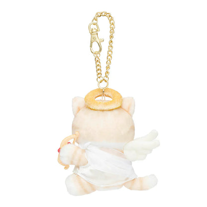Japan Mofusand | Mofusand Cat Cupid Angel Cat Plush Doll Keychain - Kawaii items Room Decoration Doll