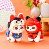 日本 もふさんど | もふさんど 猫 ラッキーミャオ 赤べこ＆犬張子 ぬいぐるみキーホルダー - かわいいアイテム 部屋飾り 人形