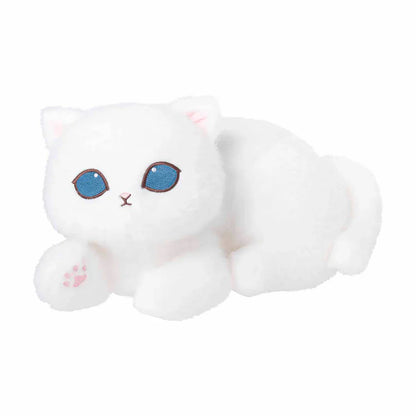 Japan Mofusand | Mofusand Cat White Cat on Donut Cushion Large Plush Doll - Kawaii items Room Decoration Doll