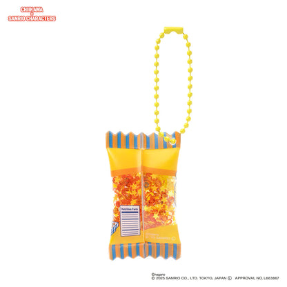 Japan ChiiKawa Kiramekko X Sanrio Series | ChiiKawa Hachiware Usagi Momonga Shisa Crab Cute Supermarket Shaka Shaka Snack Keychain - Kawaii items Room Decoration