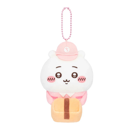 [Pre-order] Japan ChiiKawa Delivery Man Series | ChiiKawa Hachiware Usagi Momonga Kurimanju Rakko Shisa Crab Cute Plush Doll Keychain - Kawaii items Room Decoration Doll